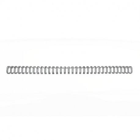 Köitespiraal traat 3:1 (34-auguga), nr6, 9,5mm, must, kuni 65 lehte, 1pk (pakis 100tk)