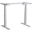 Reguleeritava laua jalad SUN-FLEX Deskframe VI valge, H-620...1250mm, 2 elektr. mootorit, 600706/ ko