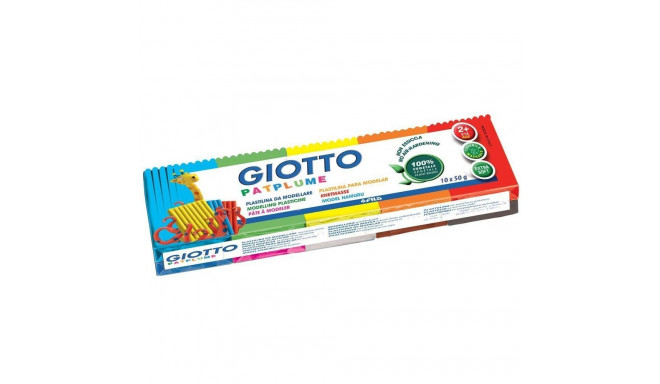 Plastiliin Giotto Patplume 10 värvi x 50g, Fila