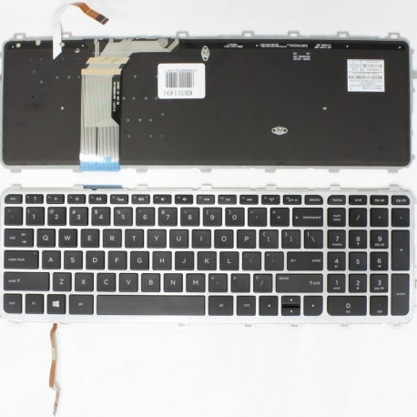 Keyboard HP Envy TouchSmart: 15-J, 17-J, M7-J, 17T-J with frame and backlit