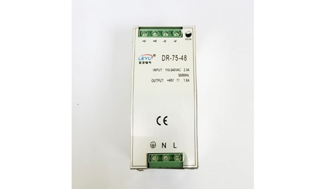 Блок питания 48V, 1,6A, 75W din rail