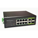 PoE switch 8ch 100Mbps +2G uplink 2 SFP