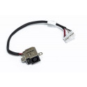 Power jack with cable, HP DV6-6000