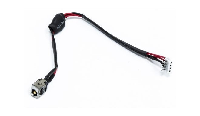 Power Jack With Cable, TOSHIBA Satellite A500, L455, L455D, L455D, L555, L555D