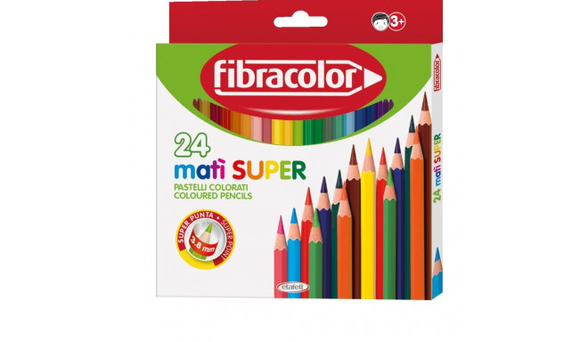 Värvipliiats Fibracolor Mati Super 24 värvi