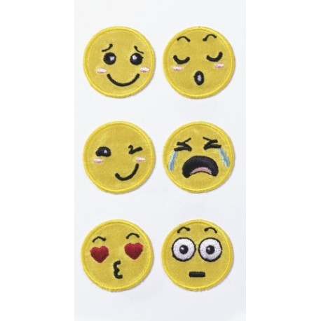 Tekstiilkleebis Smileys, Heyda