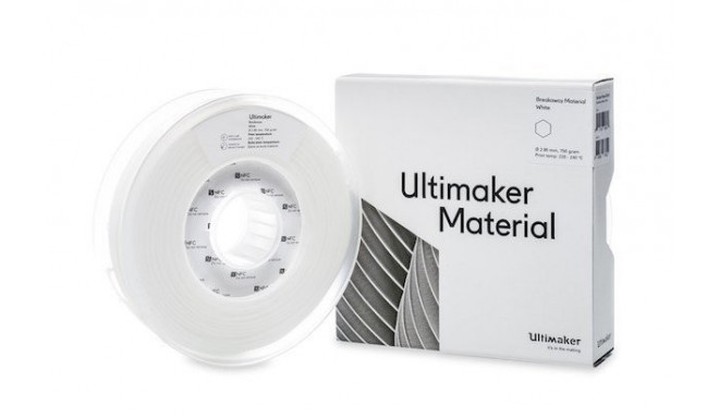 Ultimaker filament support material Breakaway, white