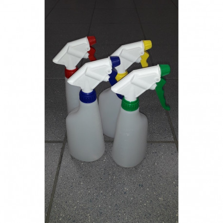 Pudel värvilise pihustiga 600ml, tühi