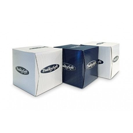 Salvrätik kosmeetiline Bulkysoft Cube 2-kihiline 90tk/karbis