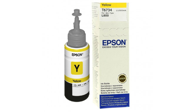 Tint Epson T6734 Kollane (tindi mahuti 70ml)- L800/L805/L810/L850/L1800