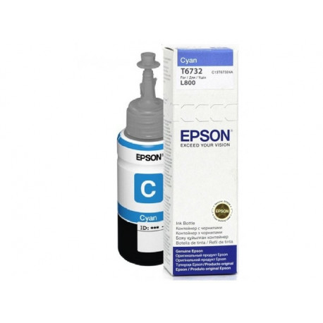 Epson ink cartridge T6732 70ml L800/L805/L810/L850/L1800, cyan