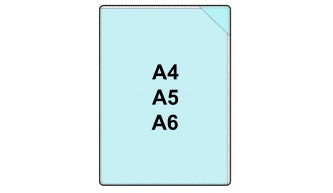 Magnettasku A4 nurga ja klapiga ,Prolexplast