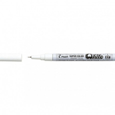Marker Pilot SC-W-EF White, extra fine, valge,0,5 mm, veekindel
