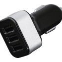 Autolaadija Hama USB Car Charger, 4.4A 22W 3xUSB-pesa