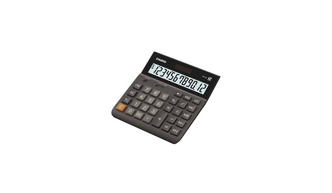 Lauakalkulaator Casio DH-12-BK Black/must - 12 kohaline, tava- ja päikesepatarei, 28x151x159mm, Stan