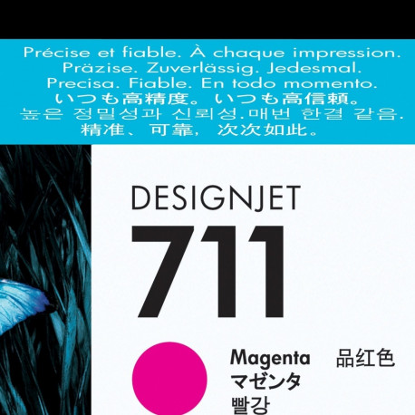 HP ink cartridge CZ131A No711 29ml Designjet T120/T520, magenta