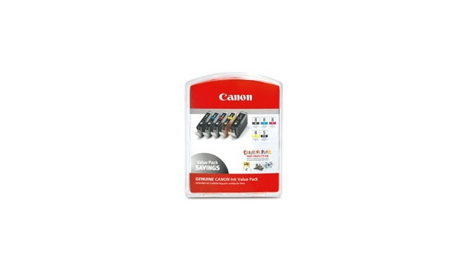 Canon tint CLI-8 Value Pack Bk/PC/PM/Red/Green PIXMA Pro9000/Pro 9000 Mark II