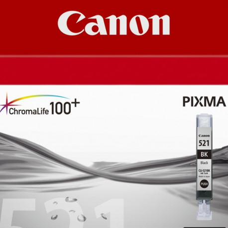 Tint Canon CLI-521Black väike must 9ml MP540/MP550/MP560 MP620/MP630/MP640 MP980/MP990 MX860 iP3600 