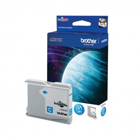 Brother ink cartridge LC970C DCP-135C/DCP-150C/MFC-235C/MFC-260C 300pgs, cyan