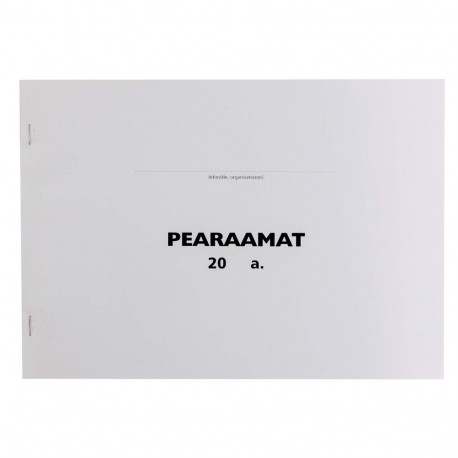 Pearaamat deebet/kreedit (100lehte)