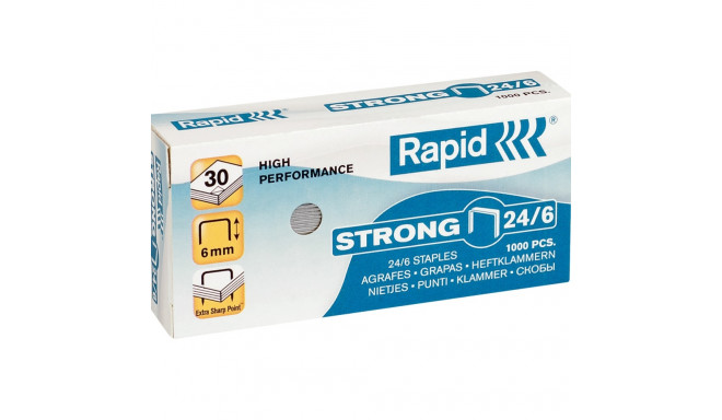 Klambrid Rapid Strong 24/6 Galv. tsingitud ,1000tk/pk