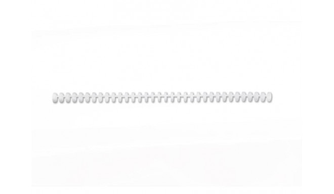 Köitespiraal plast 3:1, 8mm, valge, ibiClick/ClickBind, sobib ClickMan seadmetele (1tk - pakis 50tk)