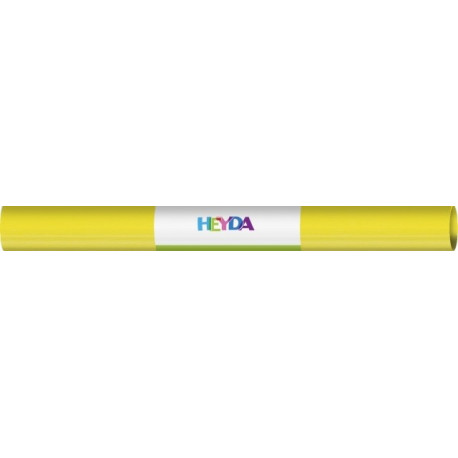 Krepp- paber 50x250cm 32g s. yellow, Heyda, Brunnen