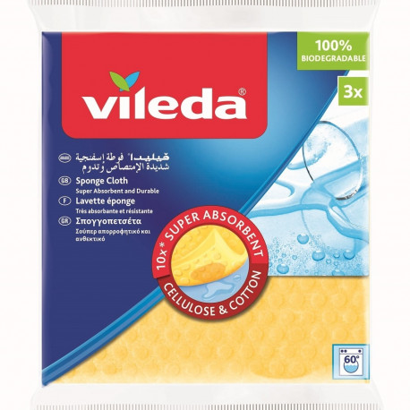 Svammlapp VILEDA 3tk/pk (834) 18x20cm