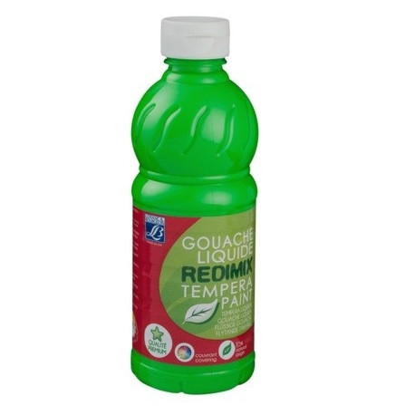 Guaššvärv roheline 563, 500ml brilliant green Redimix