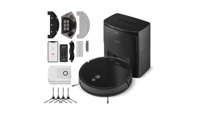 Robotic vacuum cleaner Sencor, black