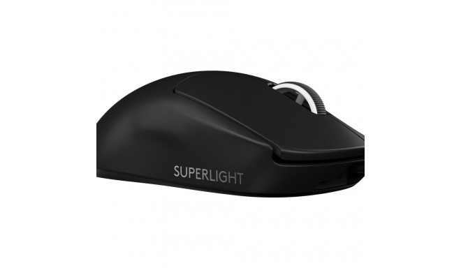 Hiir Logitech Pro X Superlight Wireless Gaming Mouse Black, 5-buttons, Hero sensor, 16000dpi, USB-la
