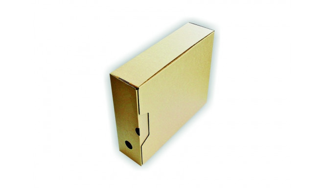 Arhiivikarp A4 6cm  valge  pinnalaotusena, lühemast küljest avatav, SMLT
