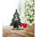 Lauatahvel SECURIT Christmas Silhouette 3D TREE/ Kuusk, must, K-18.5xL-14.5cm +3 markerit/ kompl.