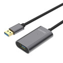 UNITEK Y-3004 USB cable 5 m USB 3.2 Gen 1 (3.1 Gen 1) USB A Grey