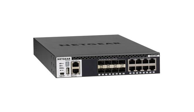 NETGEAR M4300-8X8F Managed L3 10G Ethernet (100/1000/10000) 1U Black