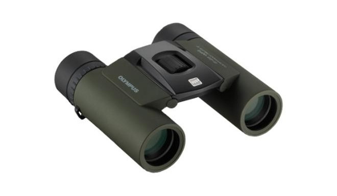 Olympus 8x25 WP II binocular BaK-4 Green