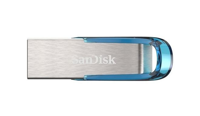 SanDisk Ultra Flair USB flash drive 128 GB USB Type-A 3.2 Gen 1 (3.1 Gen 1) Blue, Silver