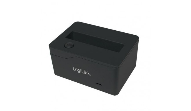 LogiLink QP0025 storage drive docking station USB 3.2 Gen 1 (3.1 Gen 1) Type micro-B Black
