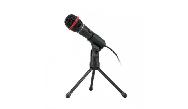 C-TECH MIC-01 microphone Black Table microphone