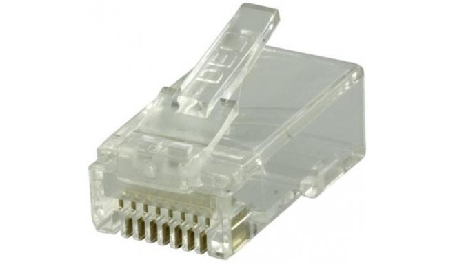 Deltaco MD-18 wire connector RJ45 Transparent