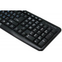 CBR KB 107 keyboard USB QWERTY Russian Black