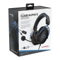 HyperX Cloud Alpha S Headset Wired Head-band Gaming Black, Blue