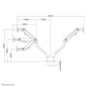 Neomounts monitor arm desk mount