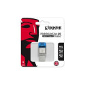 Kingston Technology MobileLite Duo 3C card reader USB 3.2 Gen 1 (3.1 Gen 1) Type-A/Type-C Blue, Silv