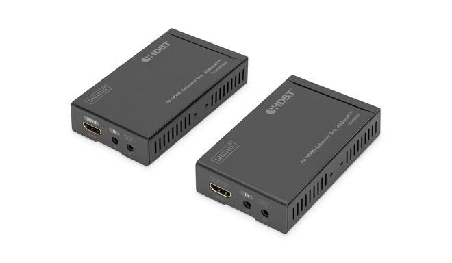 Digitus 4K HDMI Extender Set, HDBaseT™, 4K/30Hz, 70 m