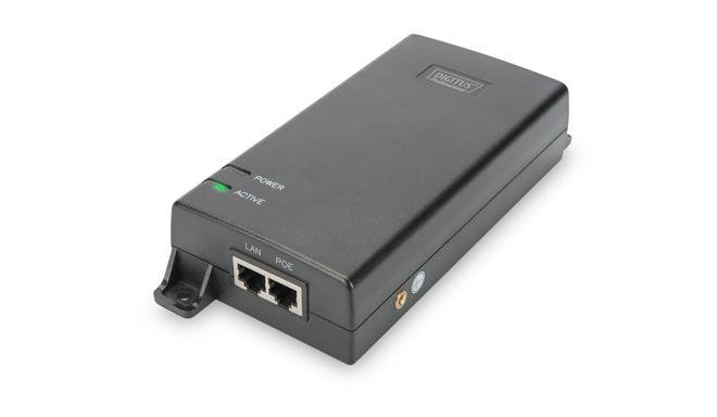 Digitus Gigabit Ethernet PoE Ultra Injector, 802.3af/at, 60 W