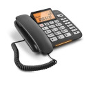 Gigaset DL580 telephone Analog telephone Caller ID Black