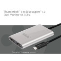 CLUB3D Thunderbolt™ 3 to 2x Displayport™ 1.2 Dual Monitor 4K 60Hz