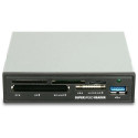 Axagon CRI-S3 card reader USB 3.2 Gen 1 (3.1 Gen 1) Internal Black, Grey