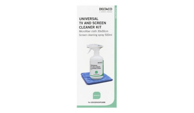 Deltaco CK1025 equipment cleansing kit LCD/LED/Plasma, LCD/TFT/Plasma, Mobile phone/Smartphone, Tabl